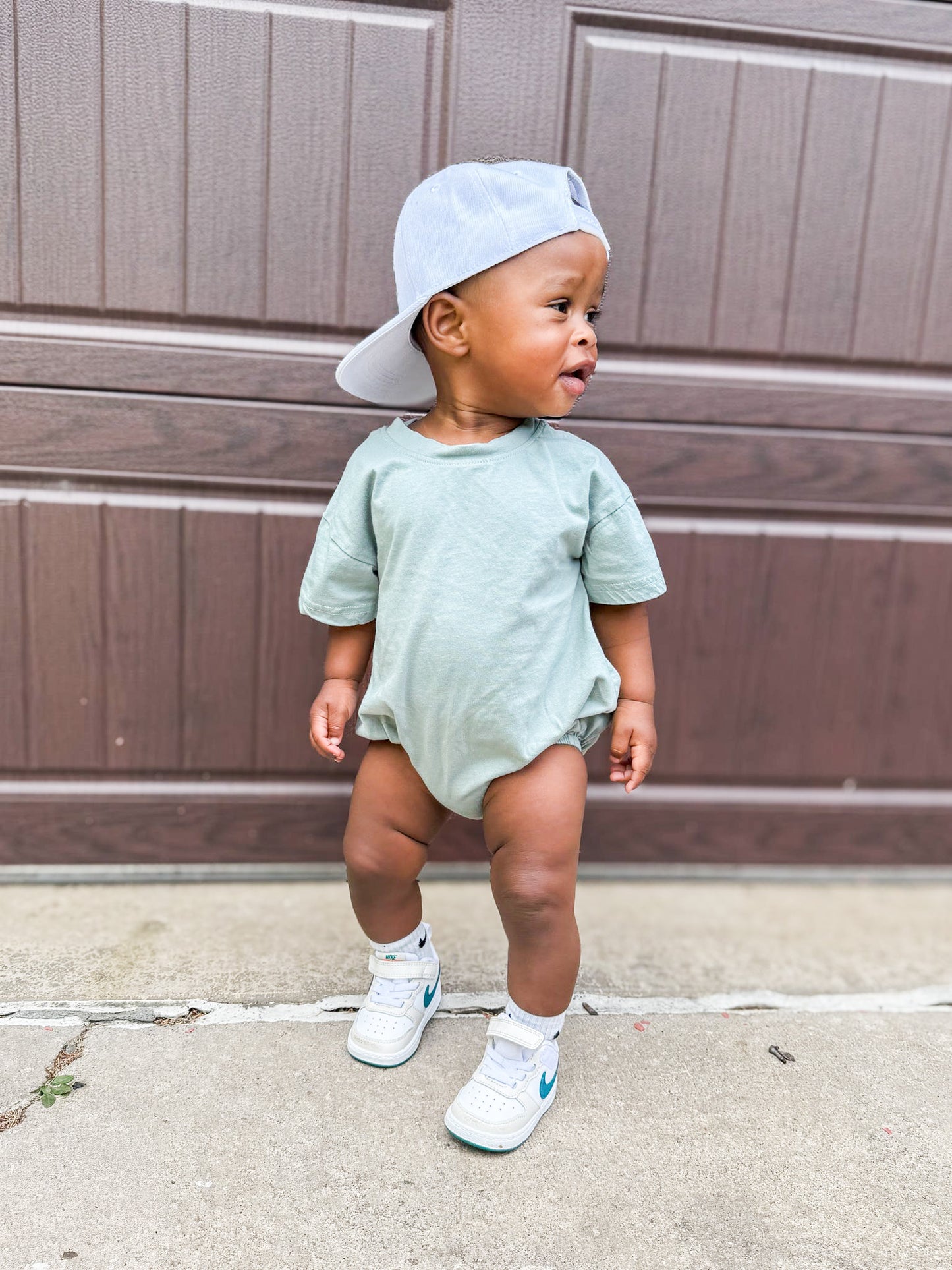 Short Sleeve Bubble | Sea Blue