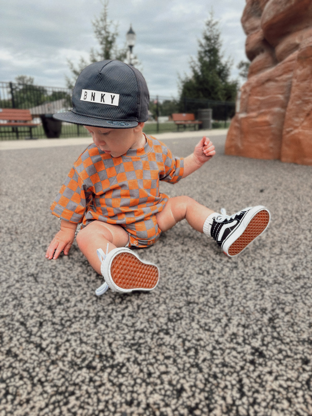 Bubble Romper | Trick or Checks