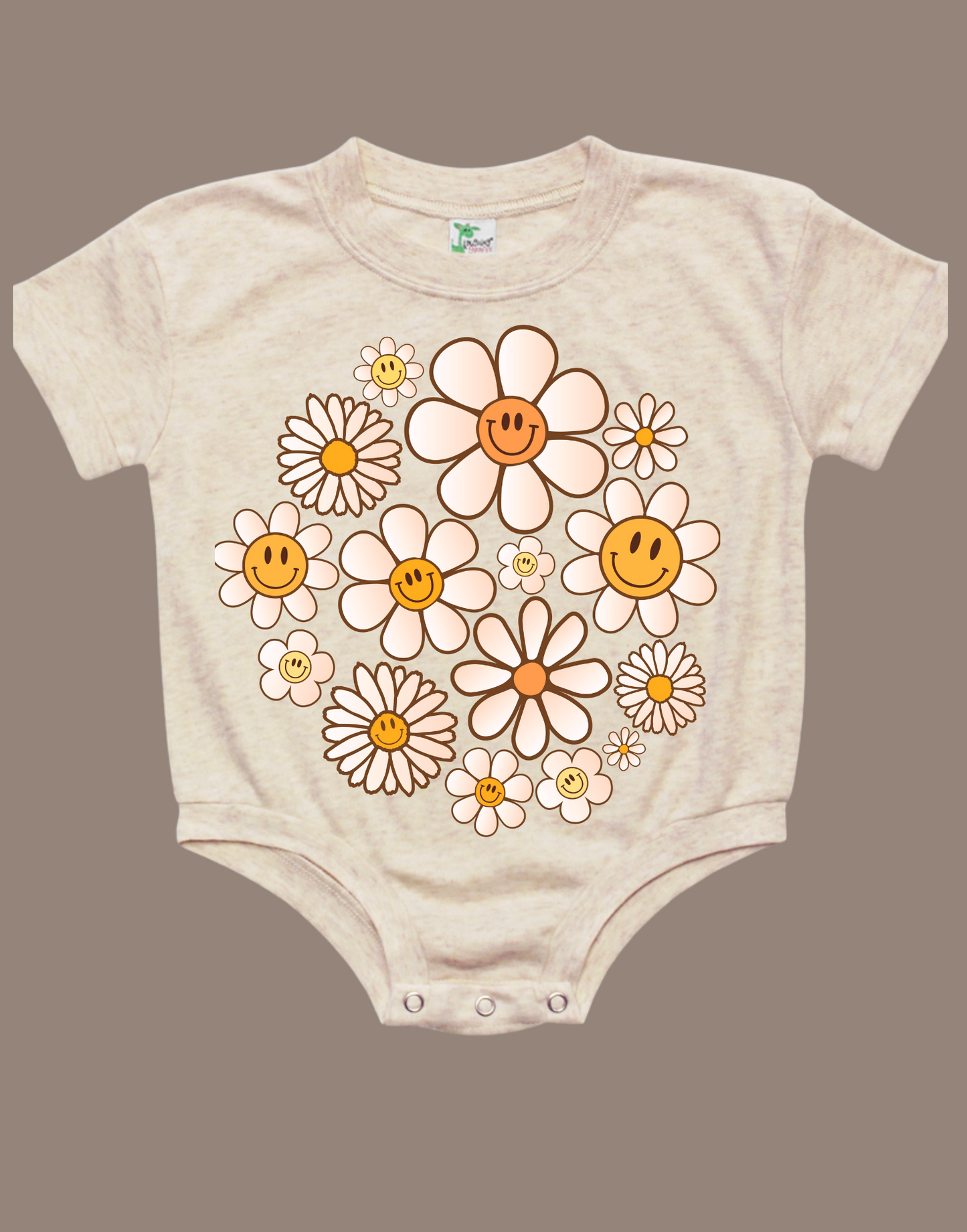 #19 Smiley Floral Bubble