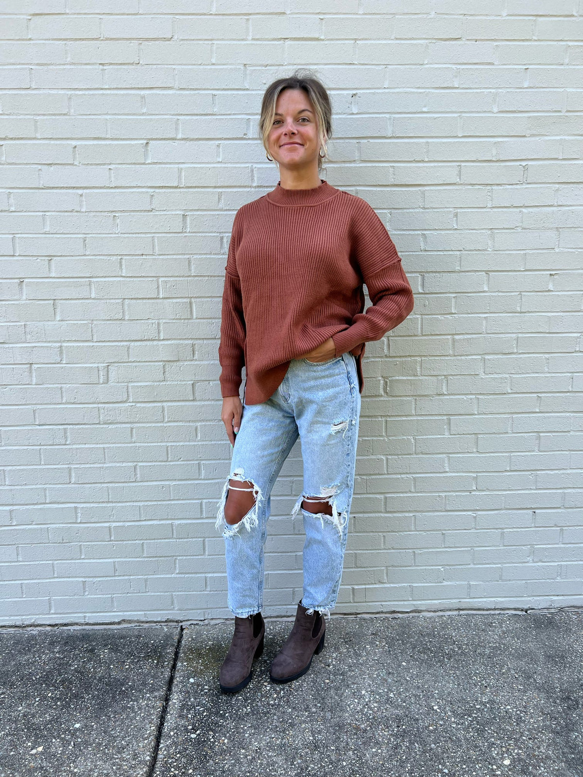 Chestnut Oversized Sweatshirt