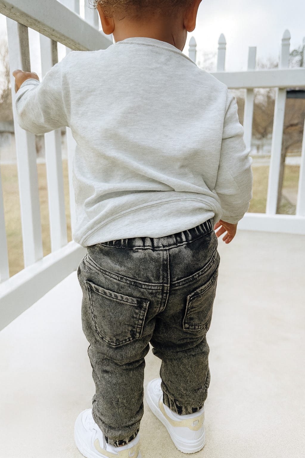 Denim Joggers | Acid Wash