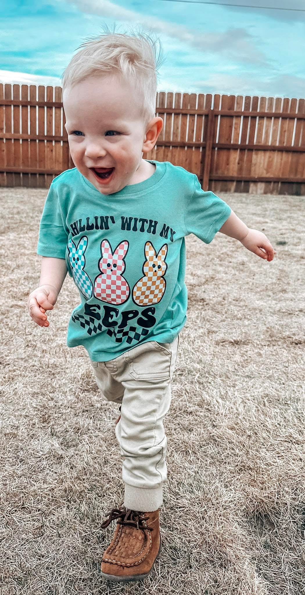 Peeps Tee | Seafoam