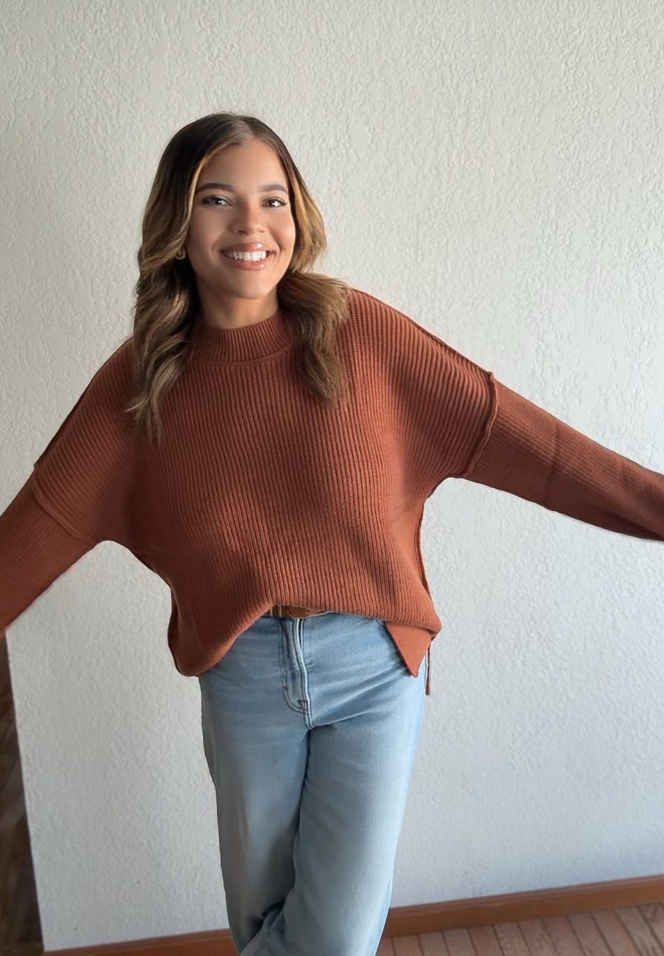 Chestnut Oversized Sweatshirt
