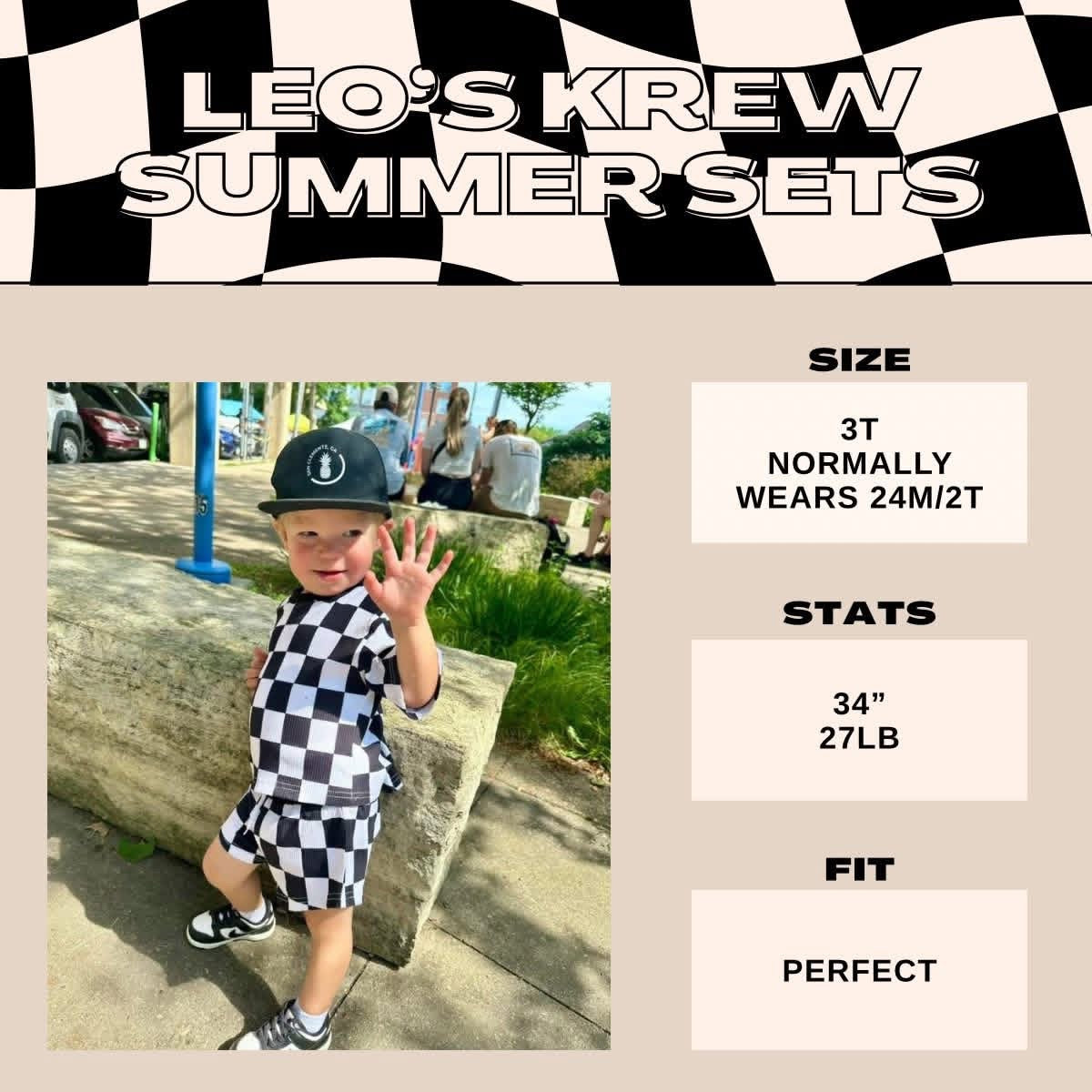 Summer Set | B&W Checks ***PLEASE READ DESCRIPTION***