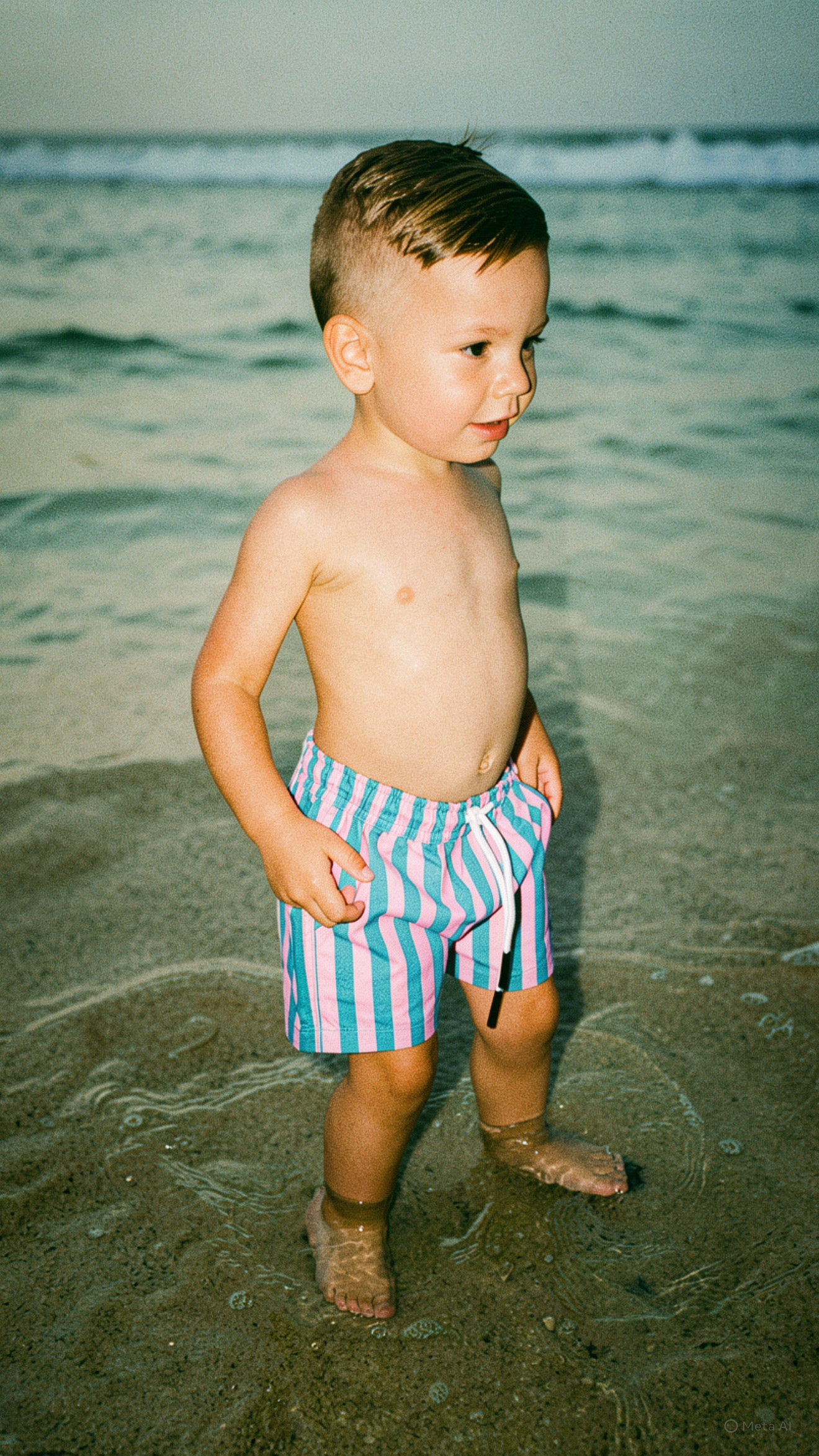 Hybrid Swim Shorts | Cotton Candy Cabana