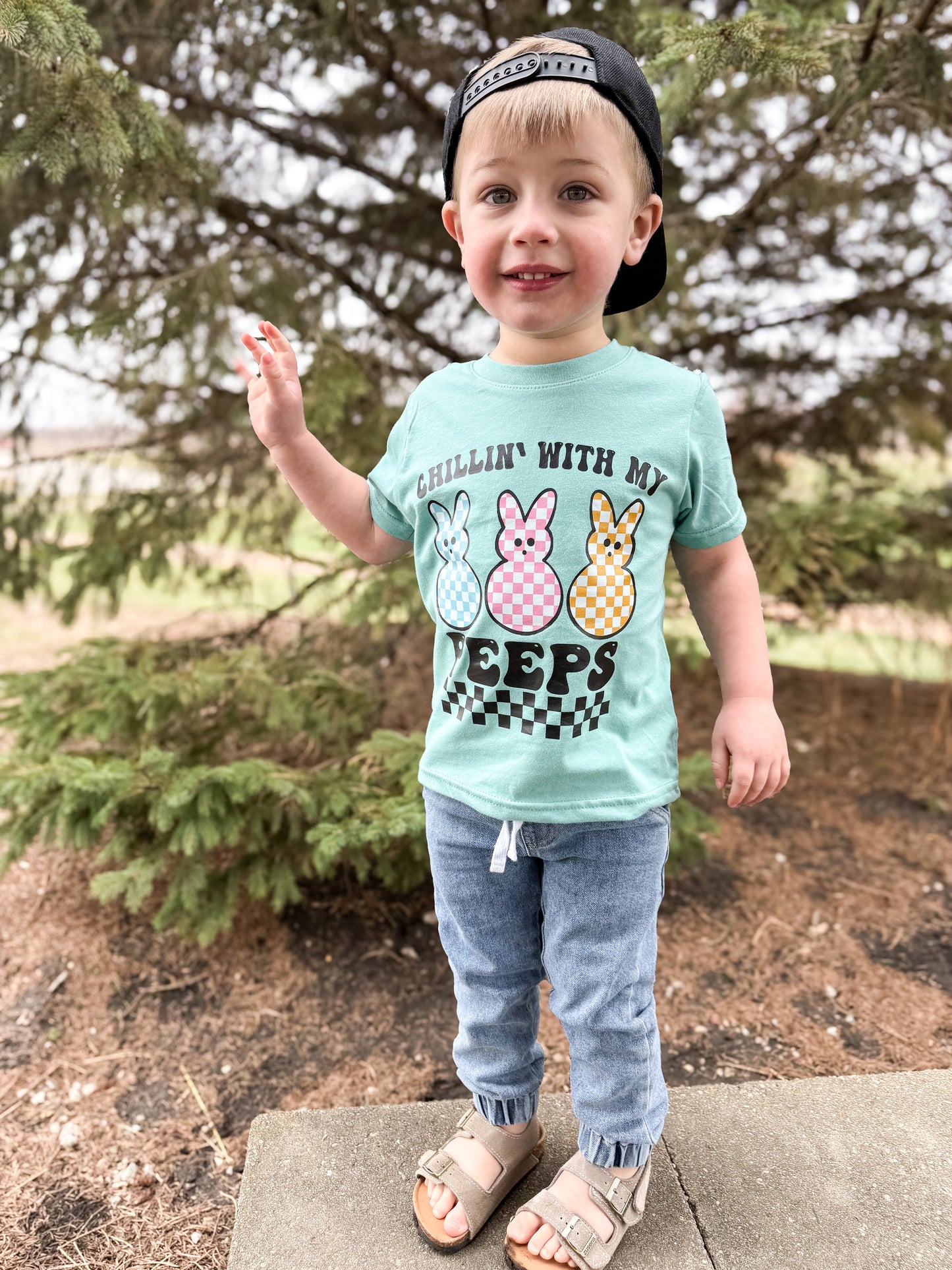 Peeps Tee | Seafoam