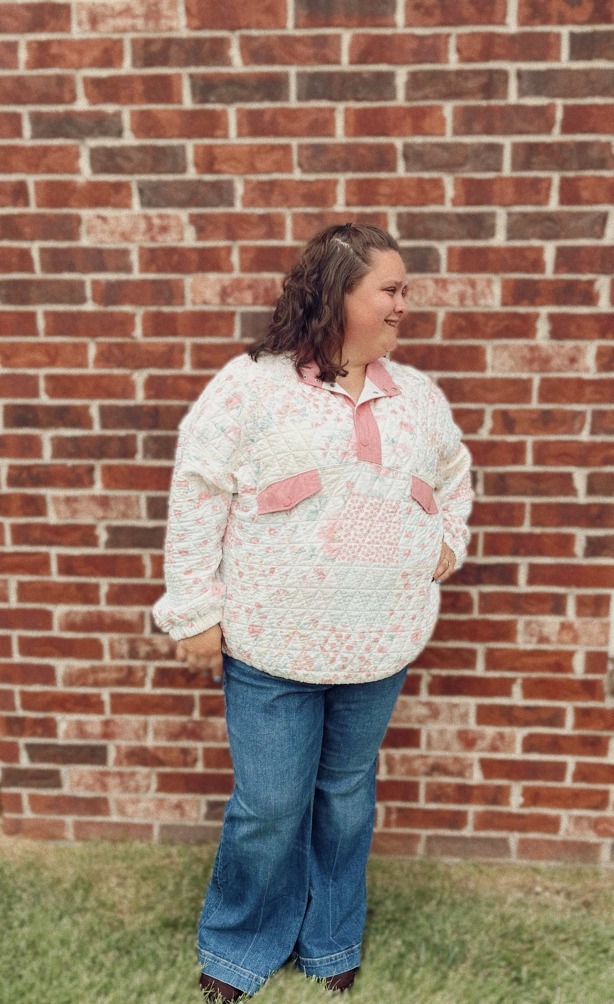 Quilted Patchwork Pullover