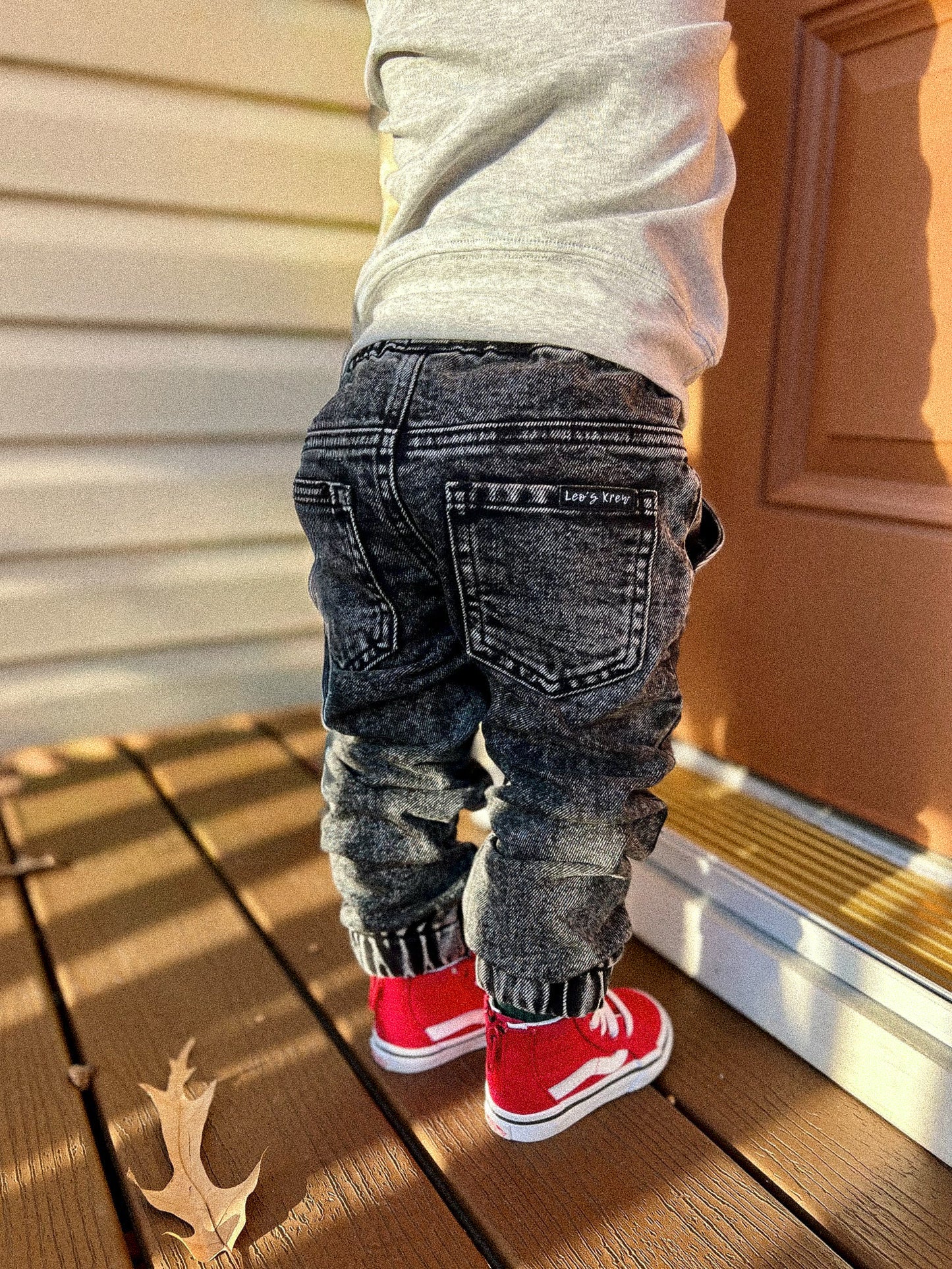 Denim Joggers | Acid Wash