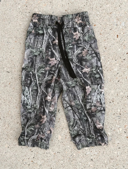 Cargo Joggers | Camo Flame