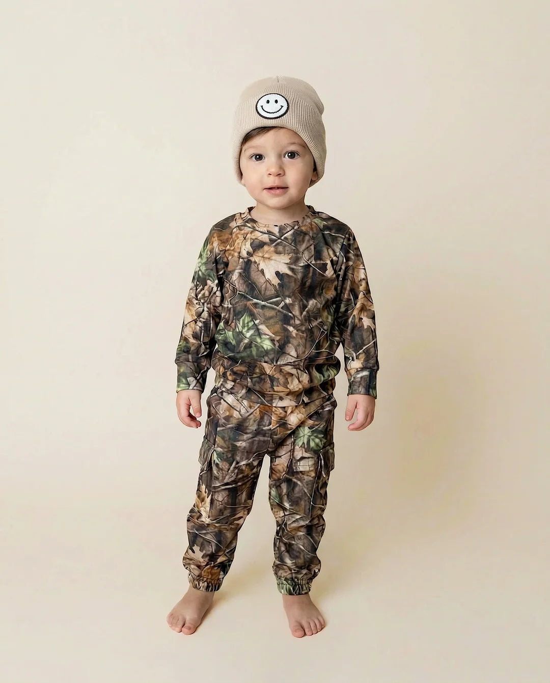 Cargo Jogger Set | Brown Camo
