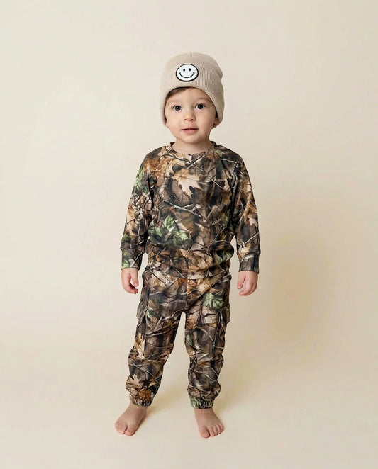 Cargo Jogger Set | Brown Camo