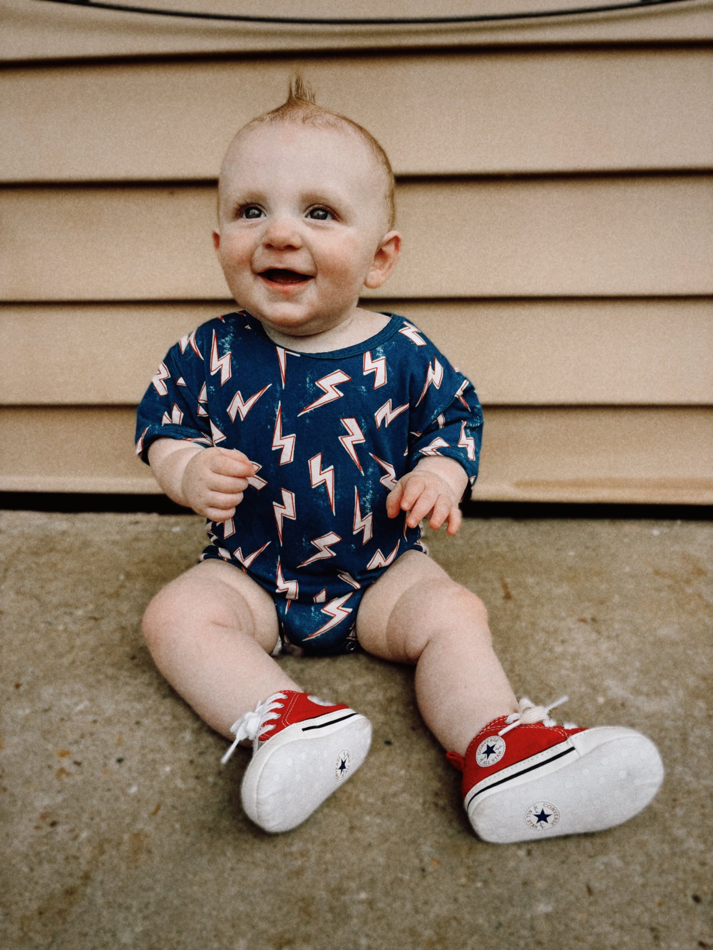 Red, white and rad bubble