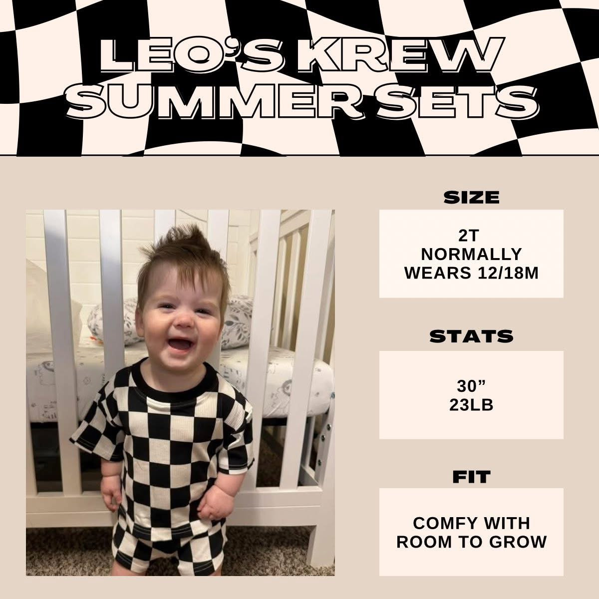 Summer Set | B&W Checks ***PLEASE READ DESCRIPTION***