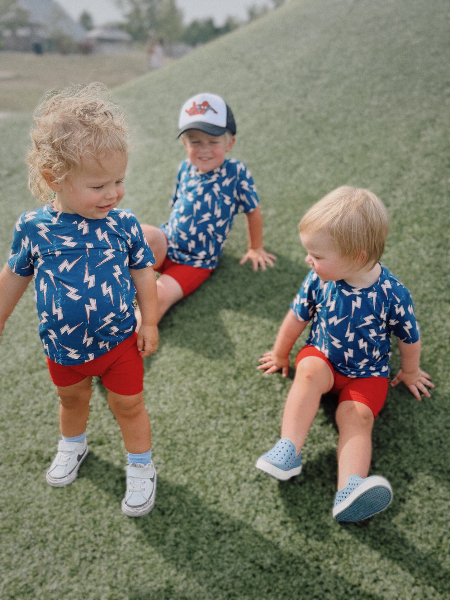 Bamboo Tee | Red, White & Rad