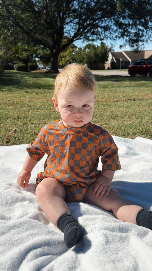 Bubble Romper | Trick or Checks