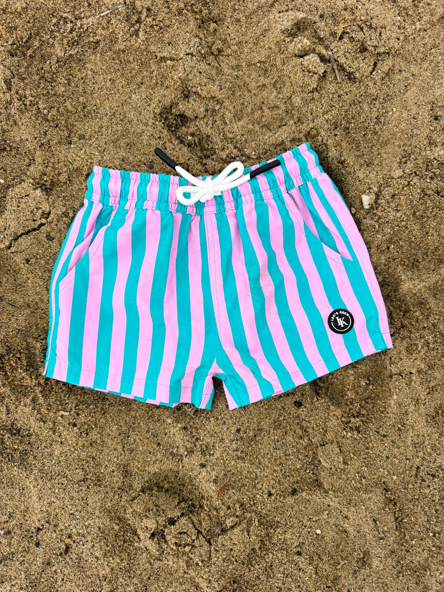 Hybrid Swim Shorts | Cotton Candy Cabana