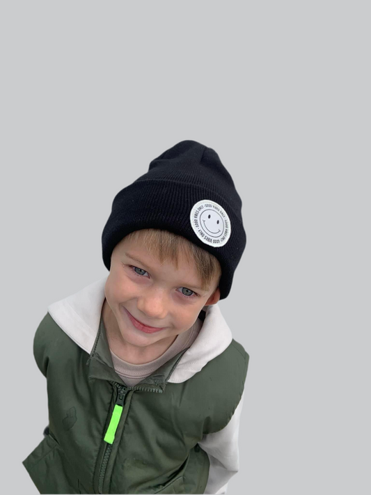 Good Vibes Beanie | Black