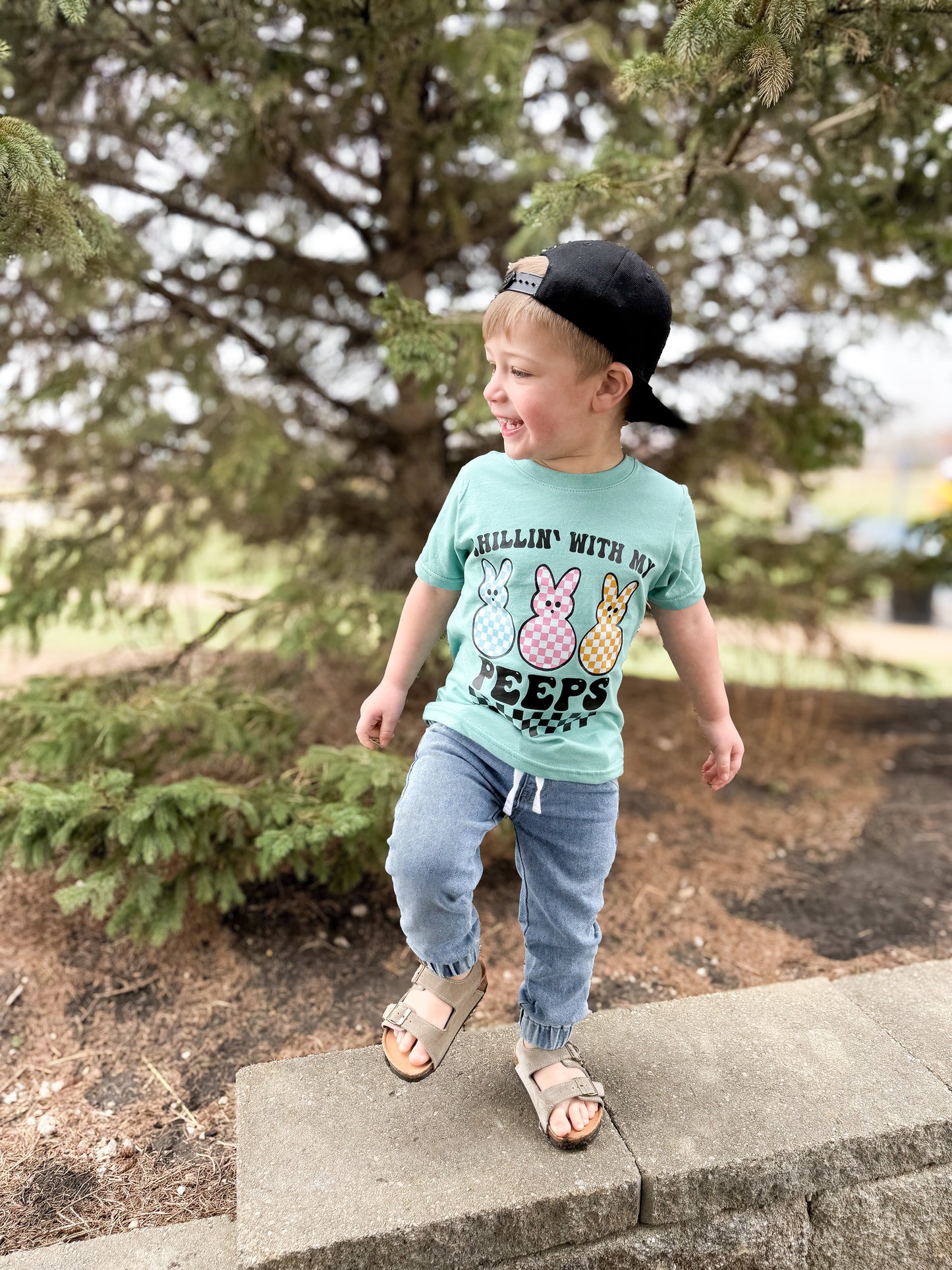 Peeps Tee | Seafoam