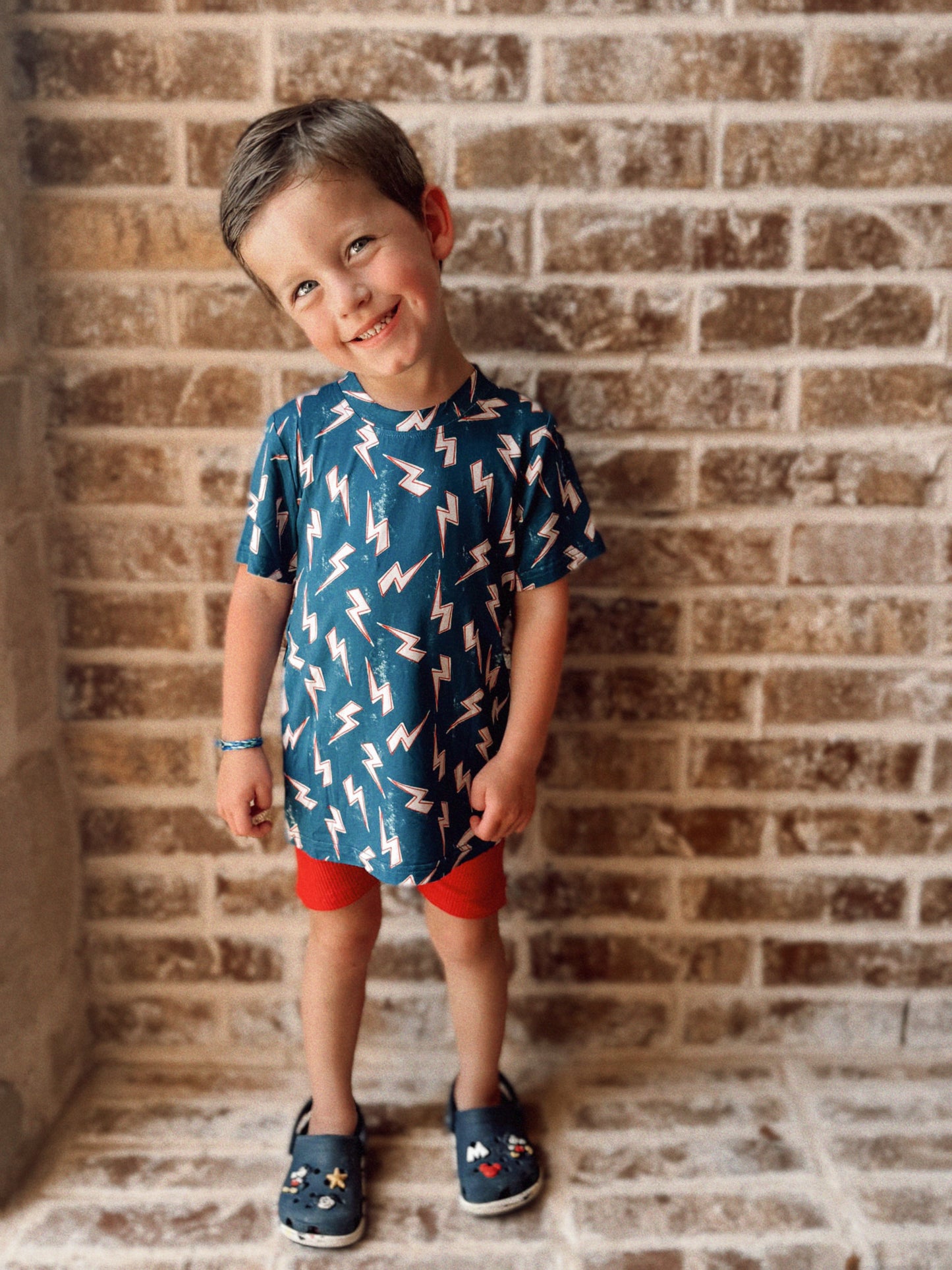 Bamboo Tee | Red, White & Rad