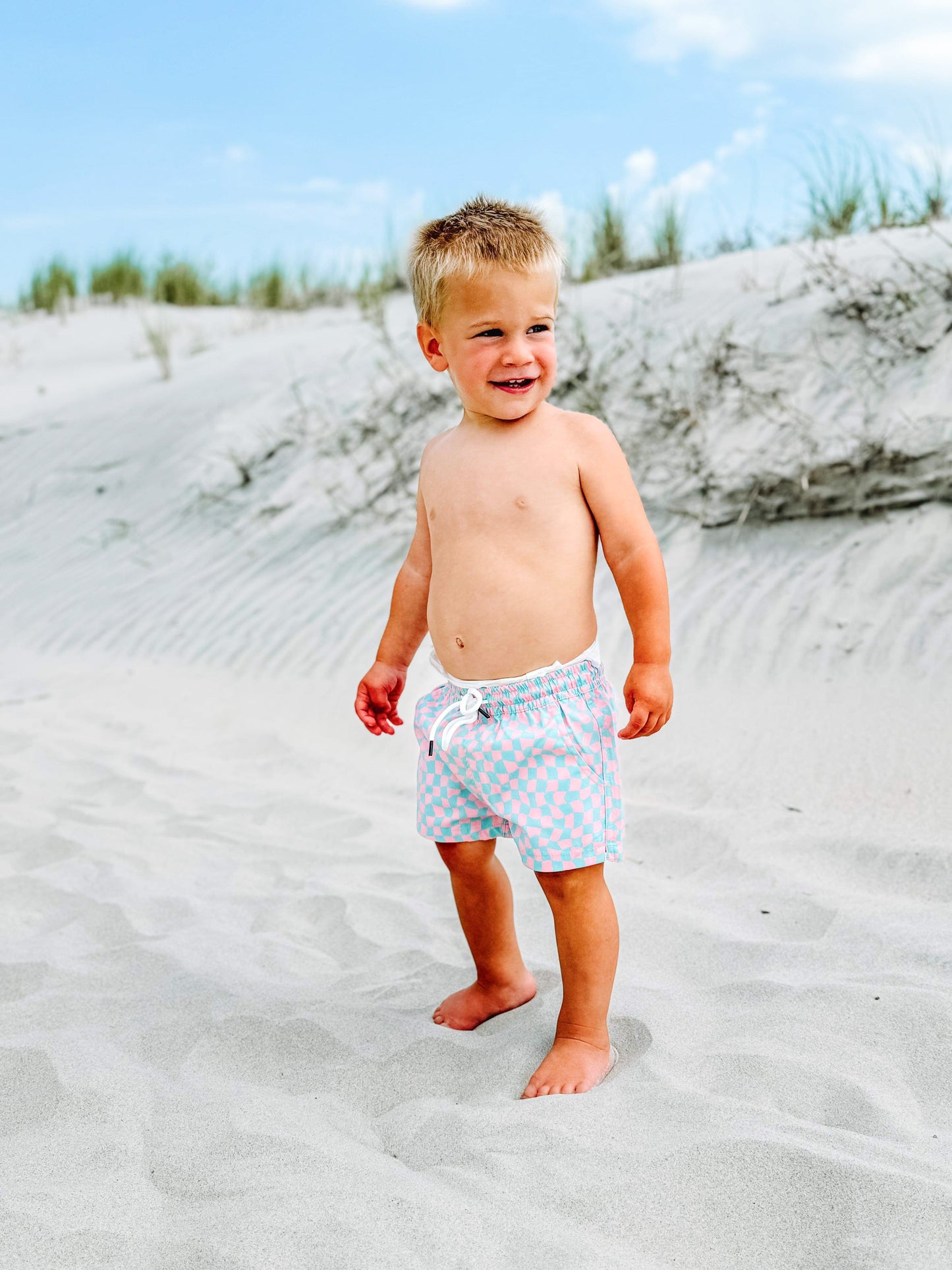 Hybrid Swim Shorts | Pink Wave